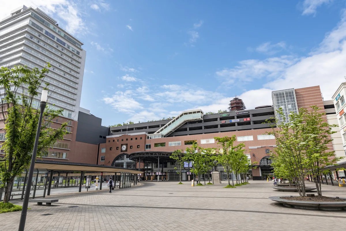 JR大分駅と駅前広場